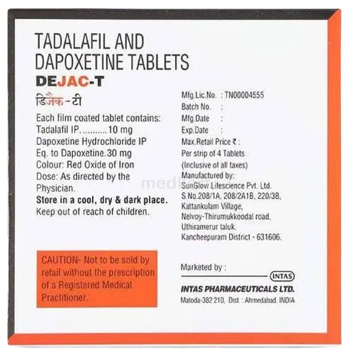 dejac-t tablet 4's